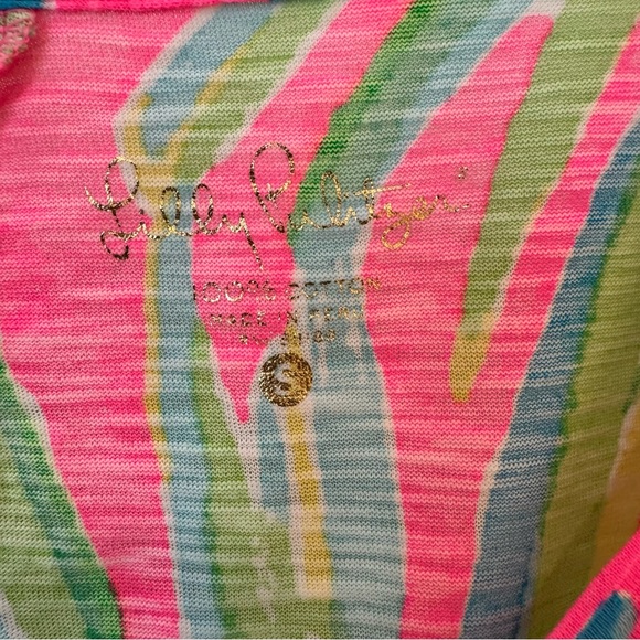 NWOT LILY Pulitzer palm print tee dress - Picture 5 of 5
